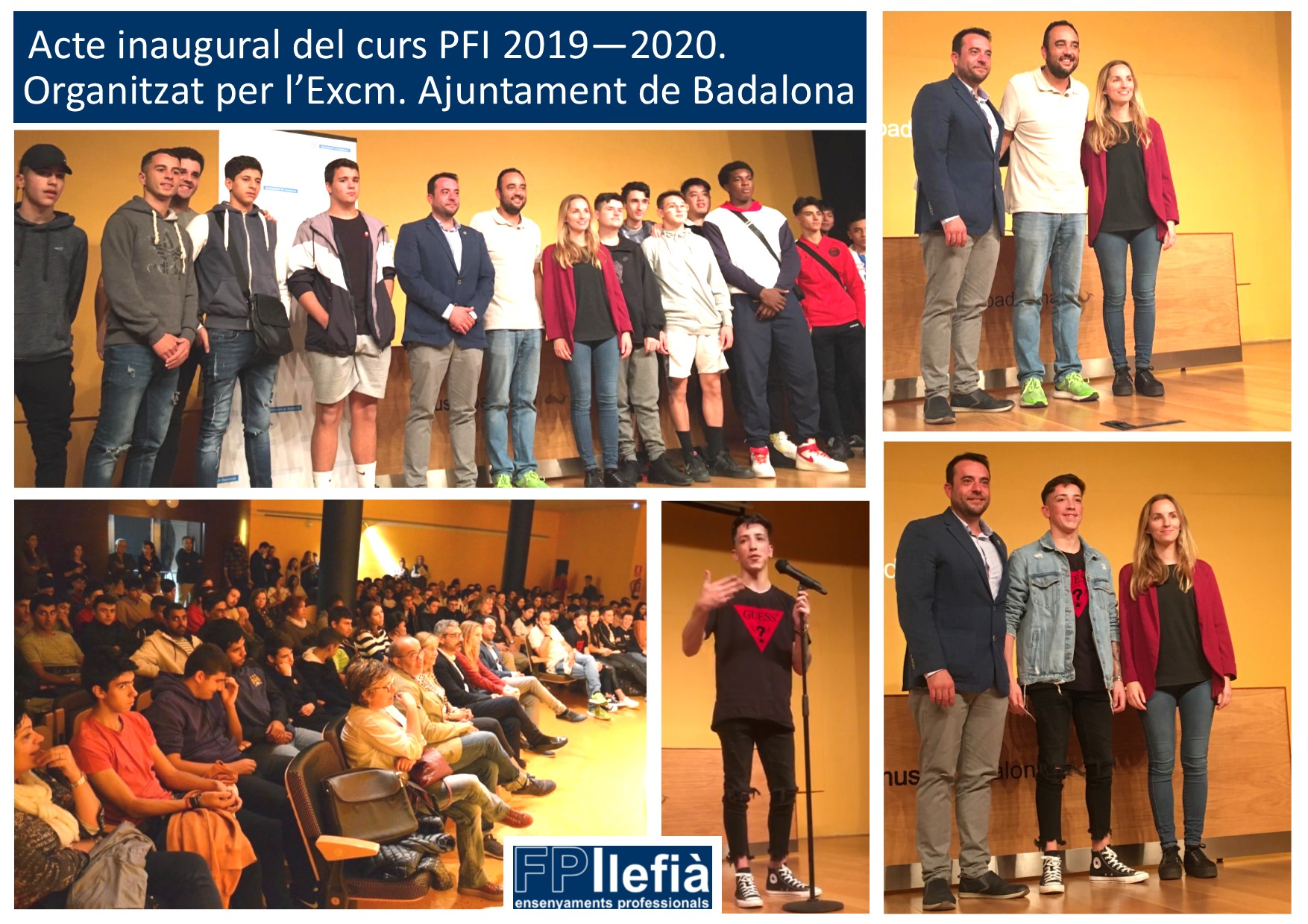 FPLLefià - Acte d’inauguració del curs 2019-2020 (PFI) organitzat per l’Ajuntament de Badalona
